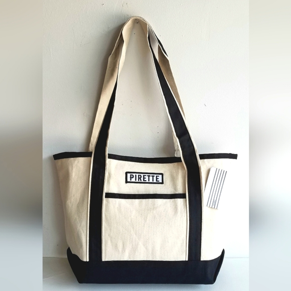 Pirette Canvas Beach Tote - Picture 2 of 10